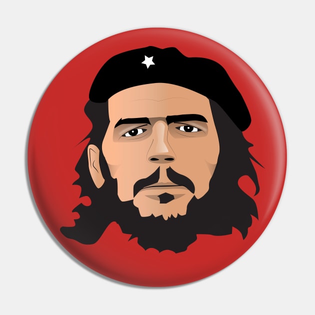 Che guevara T shirt Pin by Elcaiman7