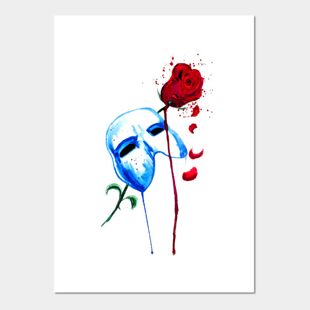 Phantom And Rose Phantom Of The Opera Posters And Art Prints