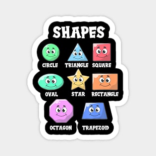 Shapes Pre-K Kindergarten Teacher Back to School Magnet