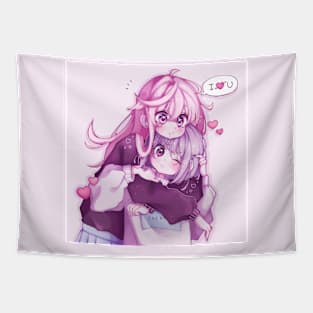 cute girls Tapestry