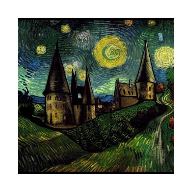 Starry Night Over Godric's Hollow by Grassroots Green