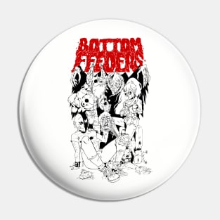 Bottom Feeders (white shirt) Pin