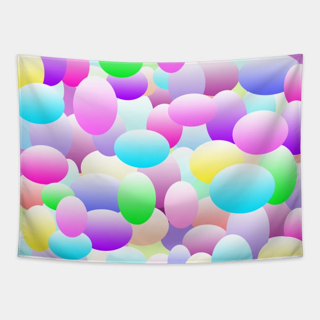 Bubble Eggs Light Tapestry by BlakCircleGirl