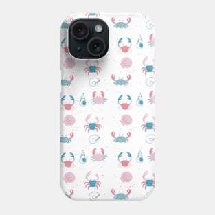 Crabs and Shells Infinite Beach Phone Case