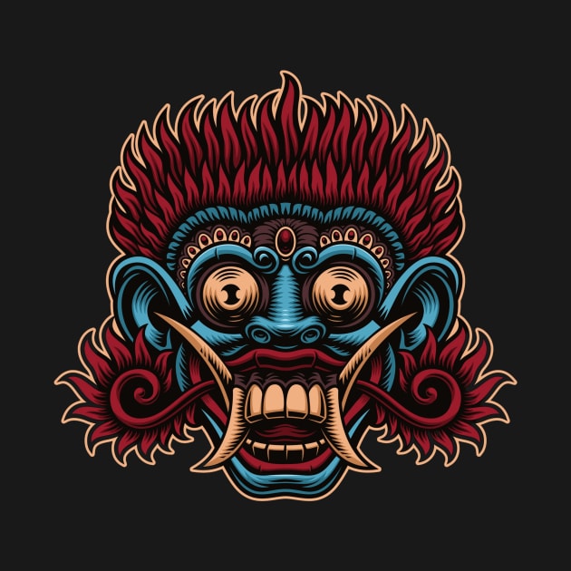 Balinese Mask by KINNFUL