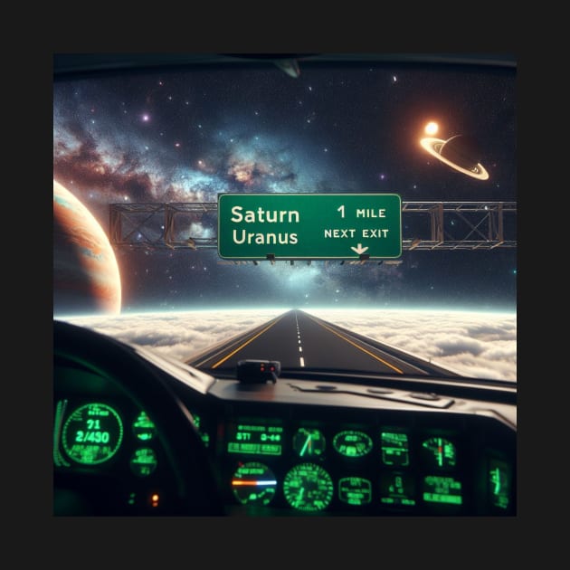 Next stop Uranus by DadOfMo Designs