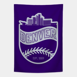 Denver Baseball 01 Tapestry