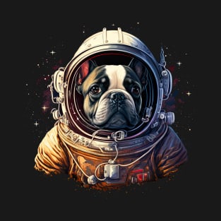 French Bulldog Astronaut T-Shirt