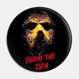 Jason Voorhees Friday the 13th Pin