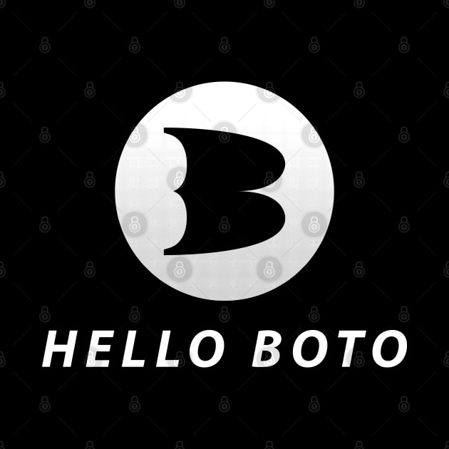 Hello Boto (White Print) by indiespiv