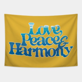 Love, Peace & Harmony (var3) Tapestry