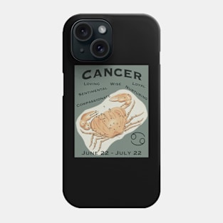 Cancer positive traits t-shirt Phone Case