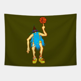 Hoop wiz/ dunk mage Tapestry