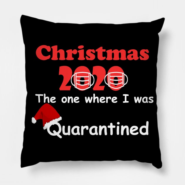 Funyy Quarantine christmas 2020 Pillow by Theblackberry