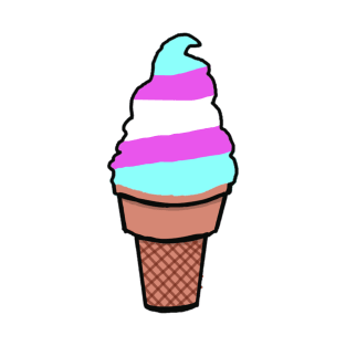 Pride Ice-Cream - Trans T-Shirt