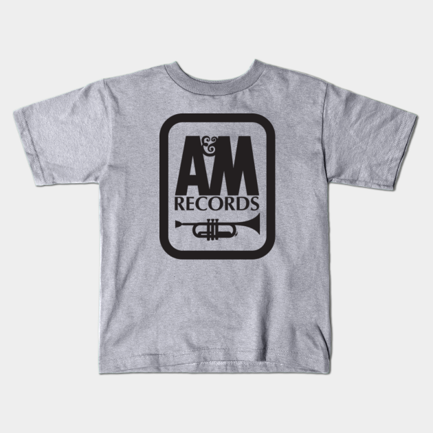 A&M RECORDS T-SHIRT Defunct Record Label Shirt - Grey Version