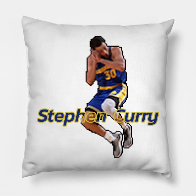 Stephen Curry Pillow by atiatiaman