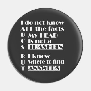 Facts from google Pin
