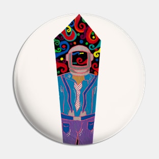 Space Man Pin