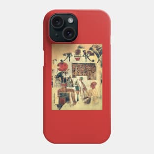 Egyptian Fragmented Collage Phone Case