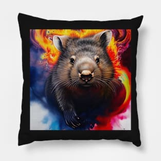 Running wombat Pillow