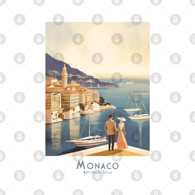 Monaco Romance in Art Deco Style by POD24