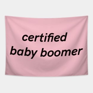 Certified baby boomer Tapestry