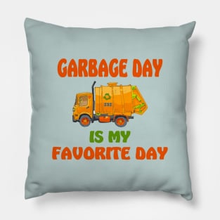 Garbage Truck Pillow