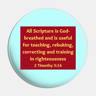 Bible Verse 2 Timothy 3:16 Pin