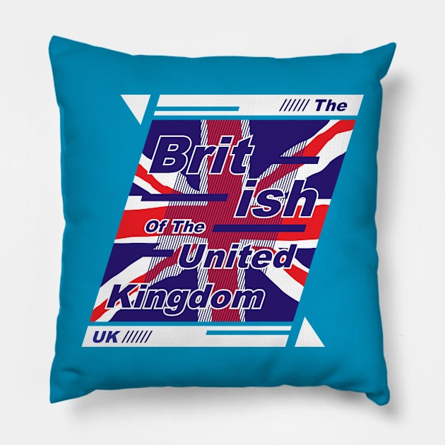 British Flag Pillow by TomCage