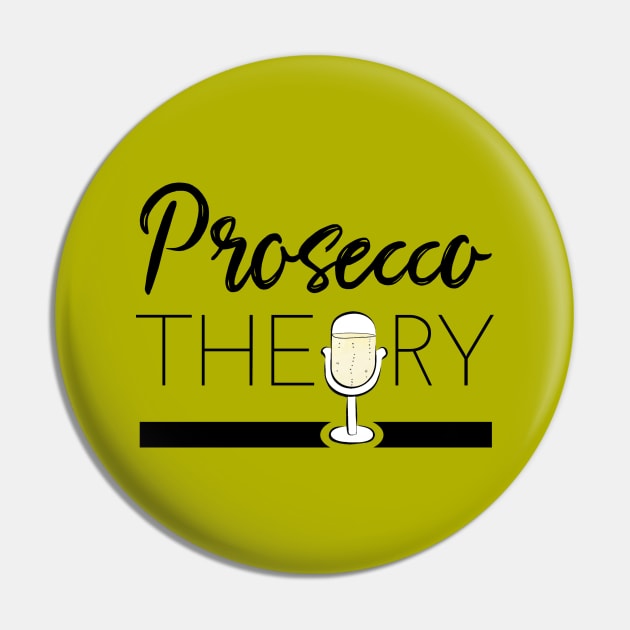 Prosecco Theory Logo (black) Pin by Prosecco Theory