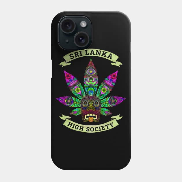 Sri Lanka Ganja Yaka Mask (Devil Mask) High Society iv Phone Case by EYECHO