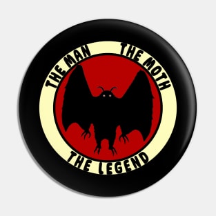 The Man, the Moth, the Legend Pin