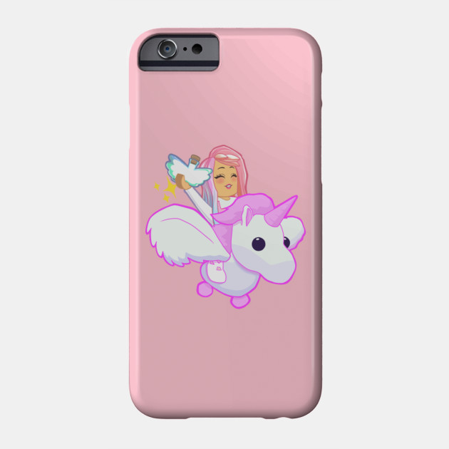 Adopt Me Pink Flying Unicorn Adopt Me Phone Case Teepublic - game unicorn game roblox adopt me