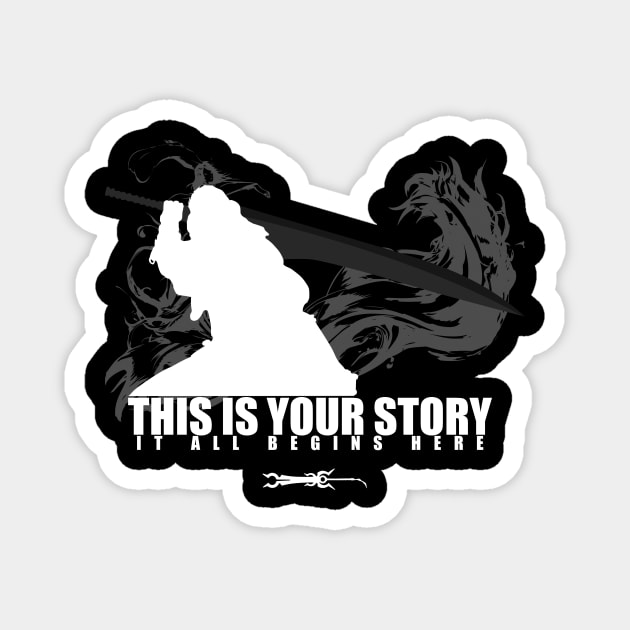 This is your story - Auron Magnet by degdesign