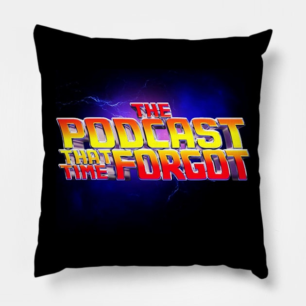 Logo print Pillow by The Podcast That Time Forgot