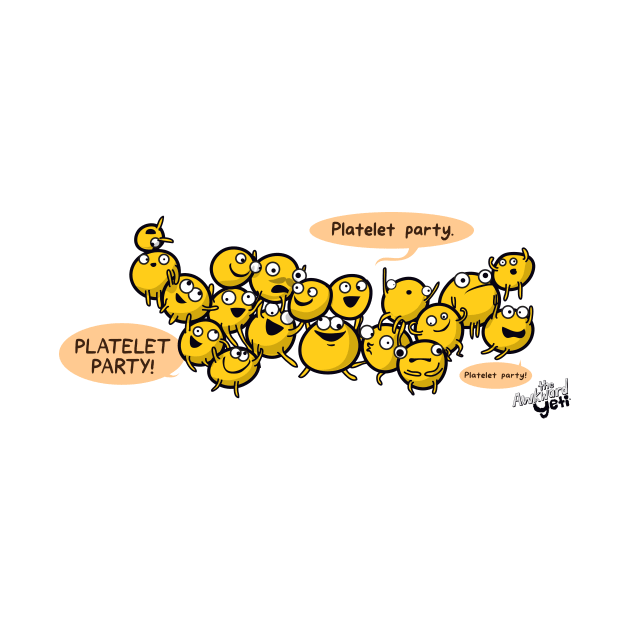 Platelet Party! by the Awkward Yeti