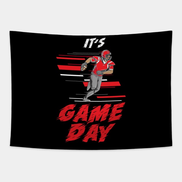 American Football Game Day Gift Tapestry by Shirtbubble