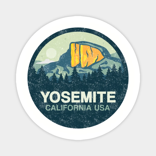 Yosemite National Park Magnet by PaletteDesigns