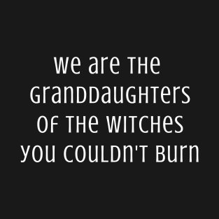 We are the Granddaughters of the Wicthes you Couldn't Burn T-Shirt