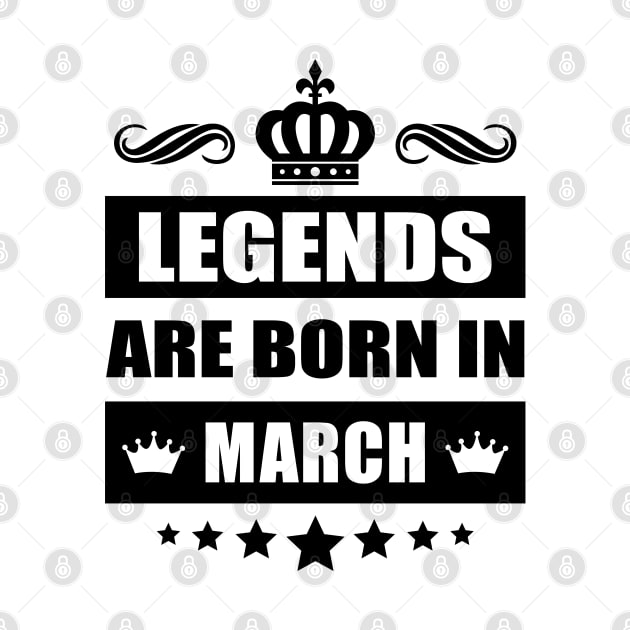 Legends Are born In March by TheArtism