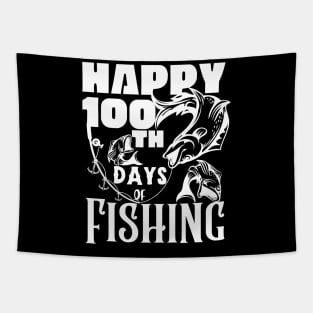 Happy 100th days of fishing Tapestry