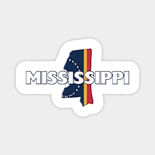 Mississippi Colored State Magnet