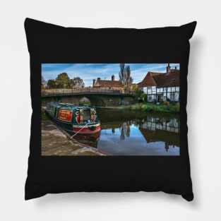 Hungerford Wharf in West Berkshire Pillow