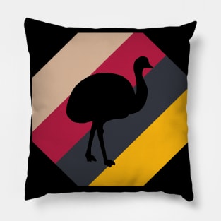 Nandu Tiermotiv Laufvogel Geschenkidee Fan Pillow