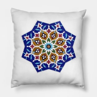 Persian Beautiful Mosaic Art Design Pillow