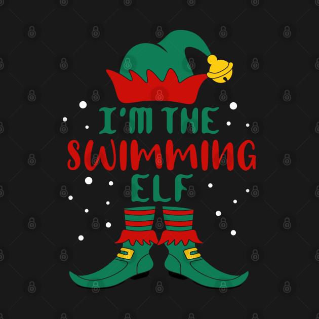 Discover I'm The Swimming Elf Family Christmas Group Matching - Family Christmas Group Matching - T-Shirt