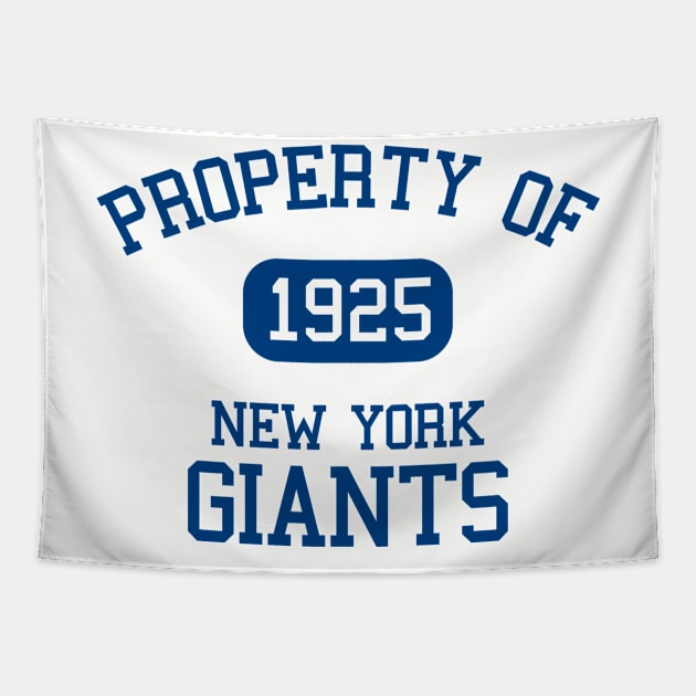 Property of New York Giants Tapestry by Funnyteesforme