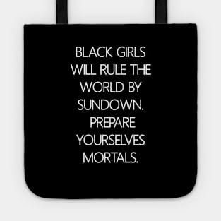 (plain) Black Girls Will Tote