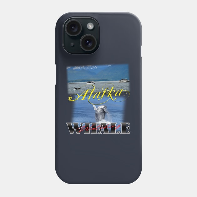 Alaska Whale Watching Phone Case by TeeText